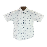 White Half Sleeves Shirt